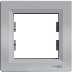 Schneider Ramka 1 krotna ASFORA aluminium EPH5800161
