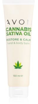 Avon Cannabis Sativa Oil krem do rąk i ciała z olejkiem konopnym 150 ml