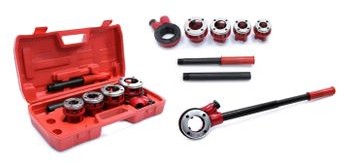 Mar-Pol Gwintownica narzynka do rur hydrauliczna 4 nasadki 1/2" 3/4" 1" 1 1/4" M55800