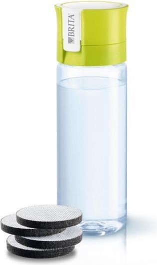 BRITA Fill&Go Vital + 4 MicroDiscs limonkowa 600 ml 1031408