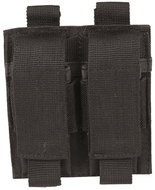 Mil-Tec Ładownica na 2 magazynki pistoletowe - czarna (13495502) 13495502