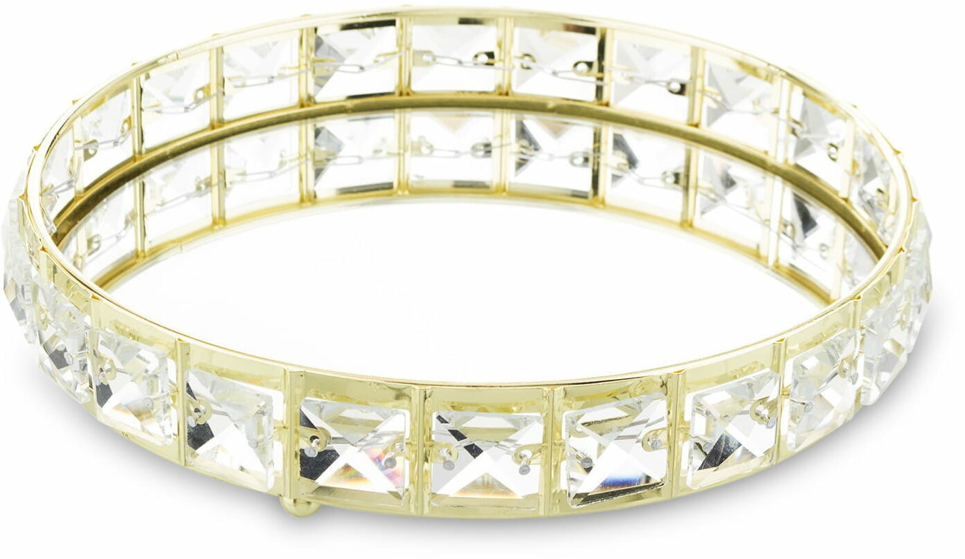 Max-land Taca lustrzana złota glamour dekoracyjna 4x21 145570 145570