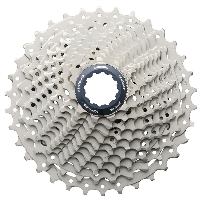 SHIMANO Kaseta CS-HG800 srebrny / Ilość biegów: 11 / Stopniowanie: 11-34 ICSHG8001111134