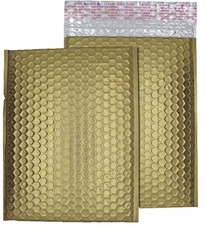 Purely purely przyczepności kleju do gier, C4, 324 X 230 MM, pasek zaklejający, metallic Bubble envelope, matowa, złota Dust (100 sztuk) MTGOL324