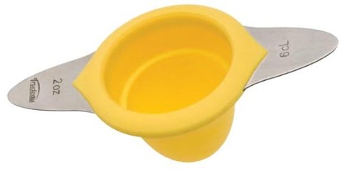 Trudeau 5060097 Wende czujnik kubek do napojów, koktajli, 30/60 ML Zielony/pomarańczowy/żółty 5060097