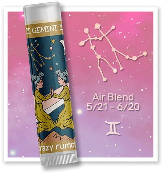 Lip Balm Crazy Rumors Zodiac Gemini 4,4 ml