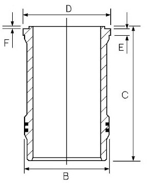 GOETZE Tuleja cylindrowa 15-480090-00