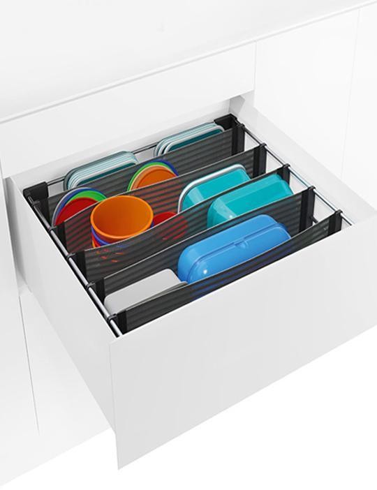 Peka SpaceFlexx 600 głębokość 472 mm, antracyt, chrom 07.0010.S