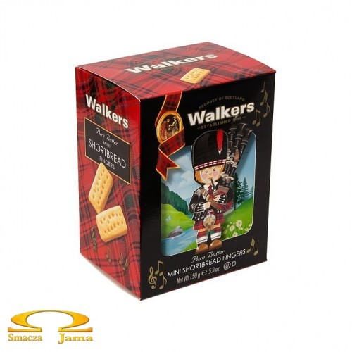 Walkers Ciastka Shortbread Bagpiper 150g SLOD101