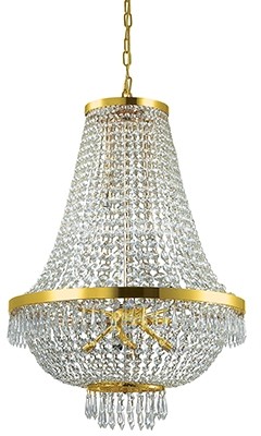 Ideal Lux Lampa wisząca Caesar kol złoty 114743)