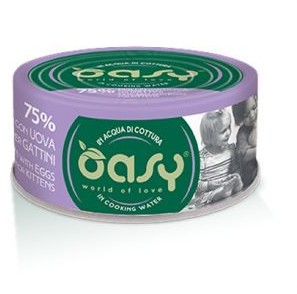 Oasy Oasy Kot More Love Kitten Kurczak i jajko puszka 70g