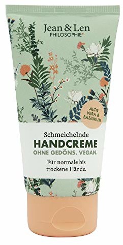 Jean & Len krem do rąk Aloe Vera i bazylia, 75 ml