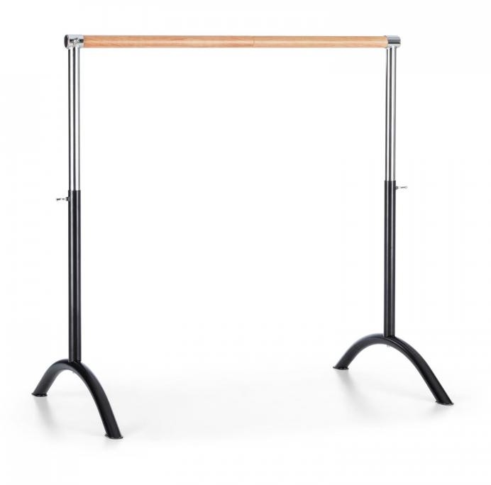 Klarfit Bar Lerina drążek baletowy sztanga baletowa 110x113cm regulacja wysokości stalczarny FTIN3-Bar Lerina B