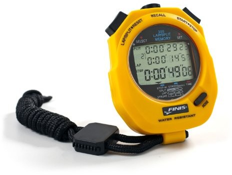 Finis Uni stop Watch 3 X 300 m, Yellow, 1.30.040 1.30.040