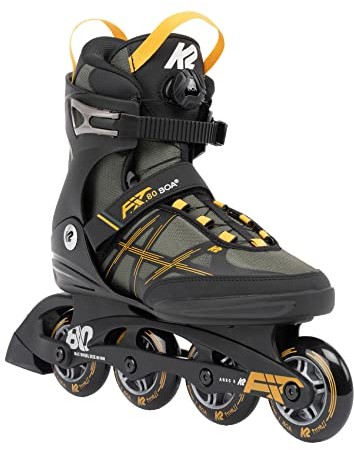 K2 Skate F.I.T. 80 BOA męskie łyżworolki szare Mustard 30G0315, EU: 46 (UK: 11 / US: 12) 30G0315