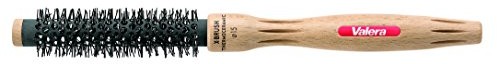 Valera X-Brush szczotka 15 MM szczotka do włosów, szczotka okrągła z uchwytem z ręcznie wykonanej z drewna bukowego, z w pełni kerm AIK warstwy, Swiss wzornictwo Made in Europe 903.01