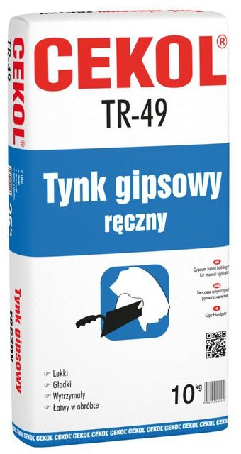 Cekol Tynk GIPSOWY RĘCZNY TR - 49 ecru
