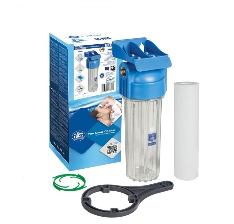 Filtr wody 1/2 FHPR12-HP1 wkład+płytka+klucz 10bar