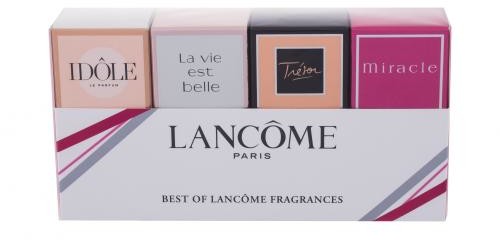 Lancome Best Of Lancome zestaw Edp Trésor 7,5 ml + Edp Idole 5 ml + Edp La Vie Est Belle 4 ml + Edp Miracle 5 ml dla kobiet