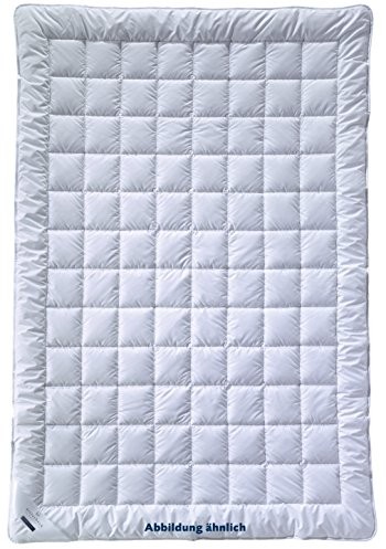 Billerbeck billerbeck Superlight kolekcja kołder z naturalnych materiałów (bawełna, bambus, len, jedwab), kołdry letnie, różne rozmiary i warianty, biały, 155x220 cm 5106670002