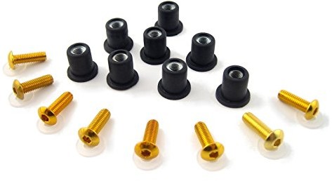 Puig 0957 G Kit pasek mocujący do pasa, złoty 0957G