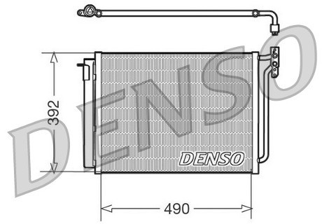 DENSO Chodnica klimatyzacji - skraplacz DCN05009