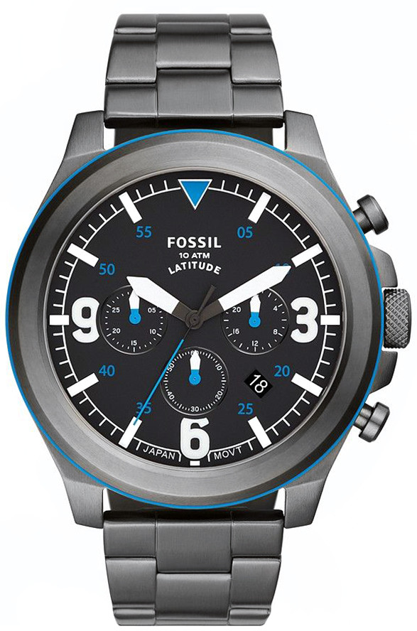 Fossil Zegarek FS5753 LATITUDE CHRONOGRAPH -