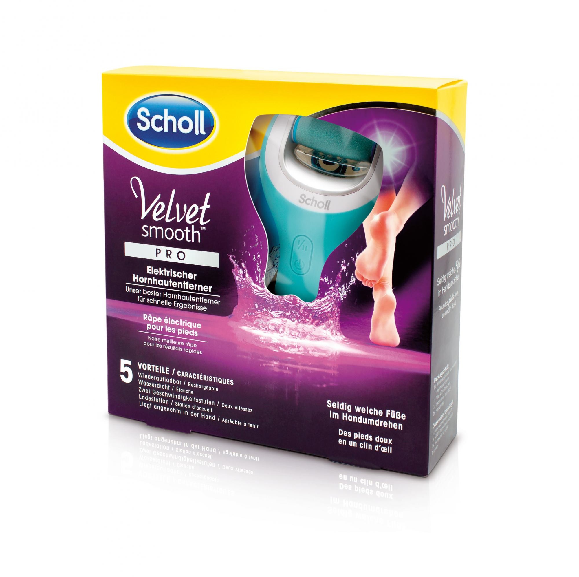 Scholl elektryczny pilnik Velvet Smooth Wet&Dry