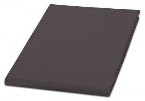 Matex Prześcieradło z satyny bawełnianej Gold grafitowe 160x210 mx-160-gld-prb-044