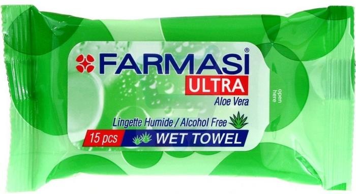 Farmasi Farmasi chusteczki nawilżane Ultra Green 15szt.