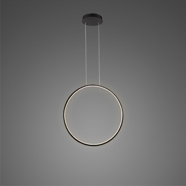 Altavola Design lampa wisząca Ledowe okręgi No 1 60cm czarny in 3k 5902249036749