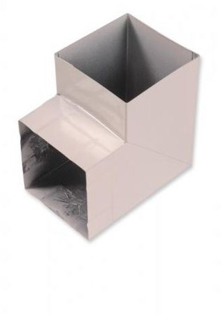 AKPO Kolanko wentylacyjne do okapu PROSTOKĄTNE 90° 90 x 90 mm AKPO