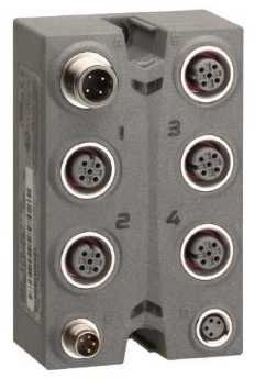 Schneider tm7ba o4cla rozszerzenia bloku, TM7, IP67, 4 AO, 0  20 ma, złącze wtykowe M12 TM7BAO4CLA