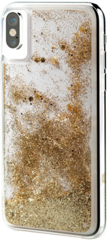 SBS Etui Gold do Apple iPhone X/XS Przezroczysty
