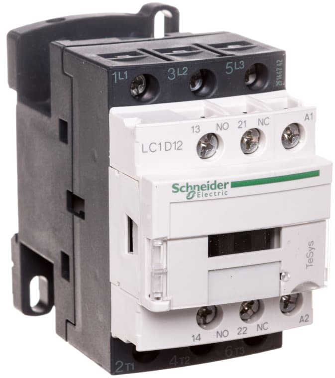 Schneider Electric Stycznik mocy 12A 3P 400V AC 1Z 1R LC1D12V7