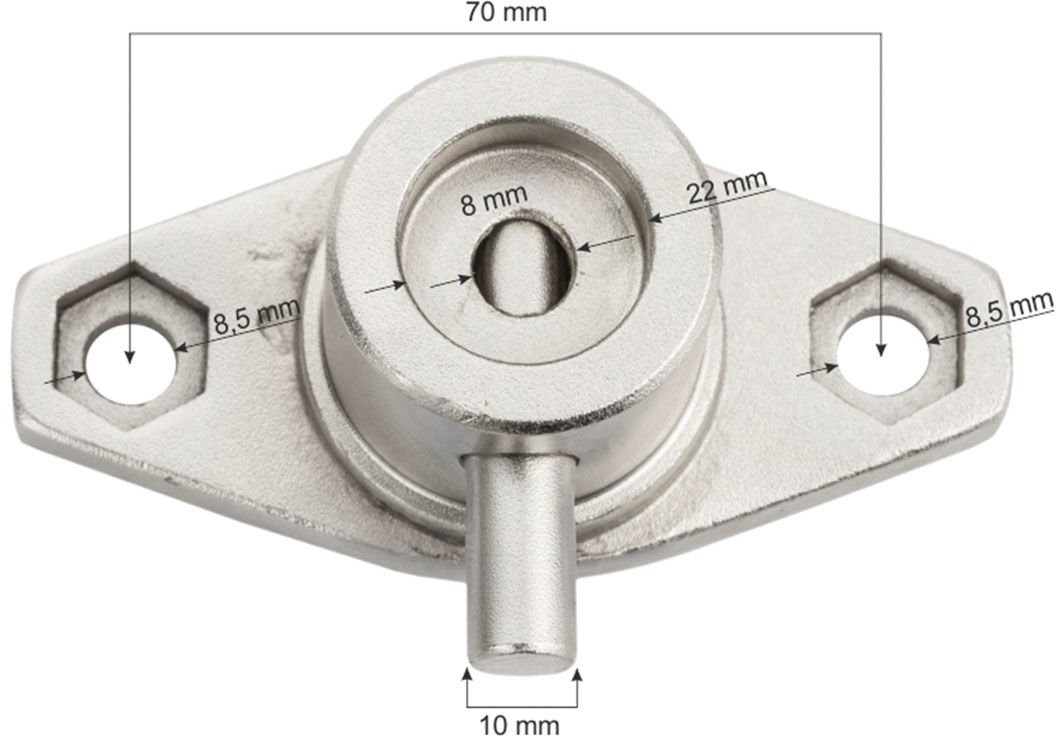 Hofmann REDATS Uchwyt Adapter Montażowy do Stopki Kompozytowej CEMB MEGAPLAN GIULIANO CORMACH ATLAS WERTHER 12-01-96