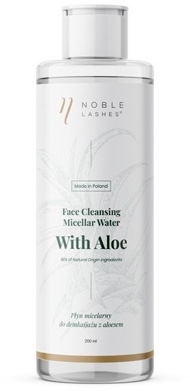 Bio NOBLE LASHES NOBLE LASHES płyn micelarny do demakijażu 200ML NOB000240