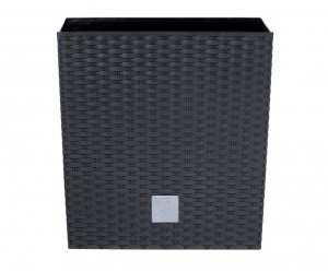 Prosperplast RATO LOW Doniczka 9,8l ratan antracyt DRTS225L
