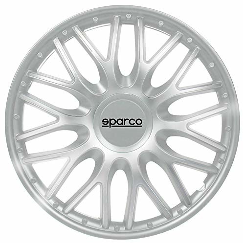 SPARCO Sparco SPC1596SV kołpaki ozdobne Roma srebrne, 15 cali, 4 sztuki SPC1596SV
