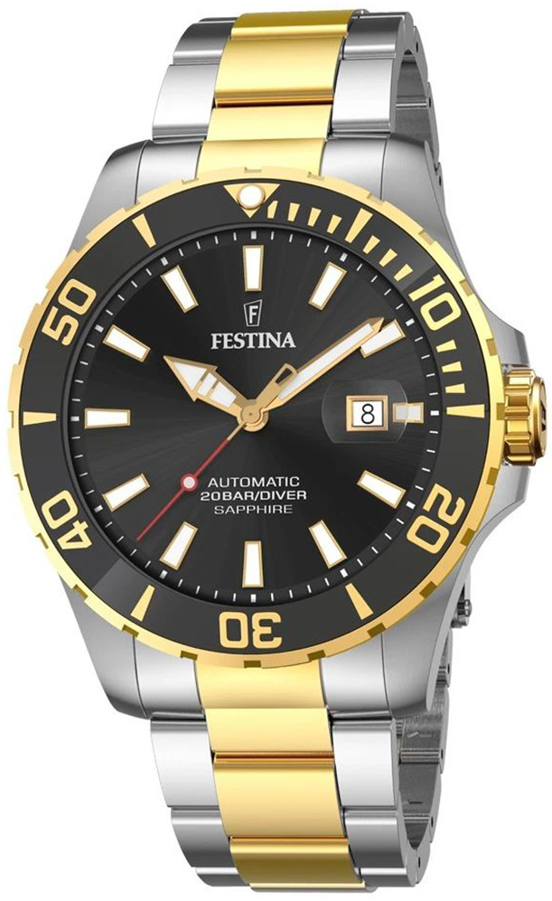 Festina Zegarek F20532-2 Diver Sapphire Automatic -