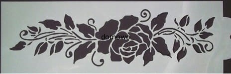 SZABLONY DO MALOWANIA RYSOWANIA NADRUKÓW 30 x10cm