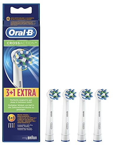 Braun Oral-B nakładane końcówki CrossAction Oral B CrossAction 3er+1