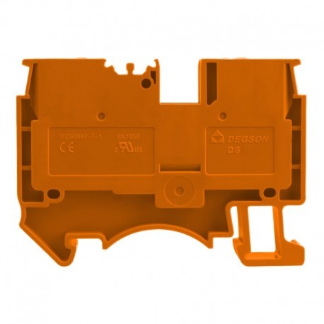 Geberit DEGSON szynowa przelotowa zaciskowa pomarańczowa 2,5mm2 1P UL DS2.5-01P-15-00A(H)