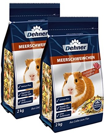 Dehner Premium Meerschweinchenfutter, 2 X 2 Kg (4 Kg)