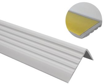 Quest Profil schodowy antypoślizgowy samoprzylepny ND 1,5m szary 735-ND-SZARY-150