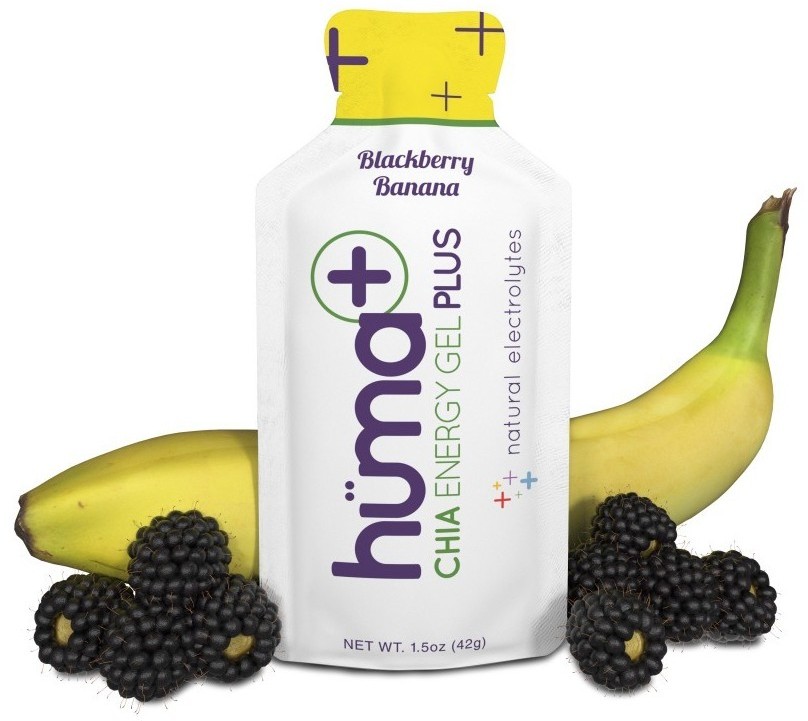 Huma HUMA CHIA ENERGY GEL PLUS ŻEL ENERGETYCZNY JEŻYNA I BANAN 42 G