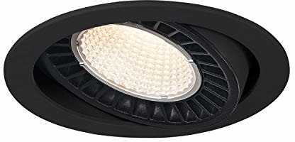 SLV oprawa sufitowa wpuszczana LED Supros 36W 3100lm 3000K czarna 118110