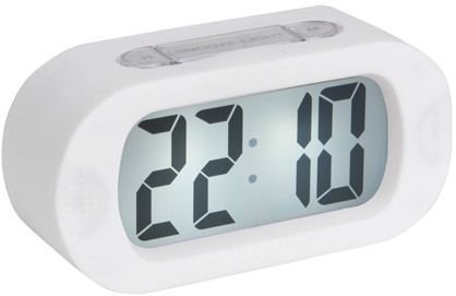 Karlsson Budzik Gummy white by KA5753WH