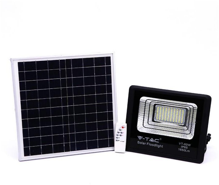 v-tac Projektor LED Solarny V-TAC 20W IP65 VT-60W 6000K 1650lm