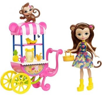 Mattel Enchantimals z wóżkiem z owocami FJH11/FCG93